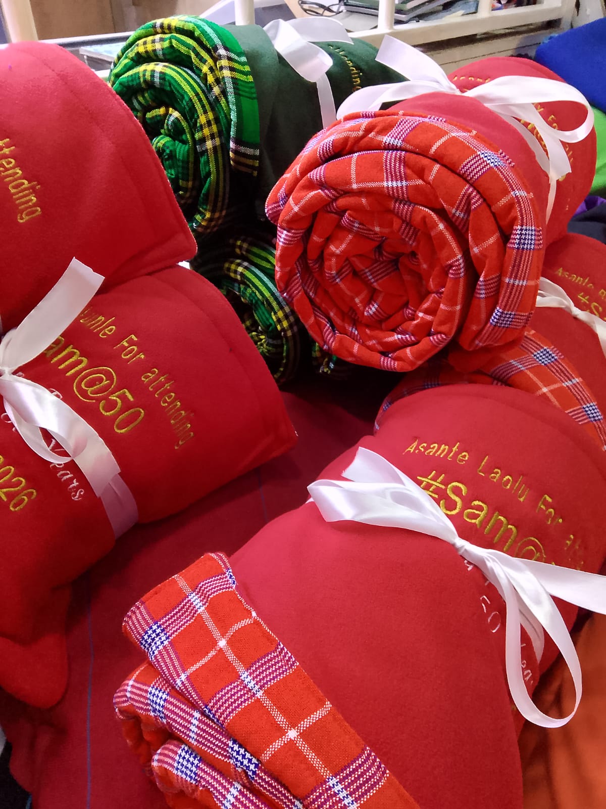 Embroidered Heritage Maasai Shuka